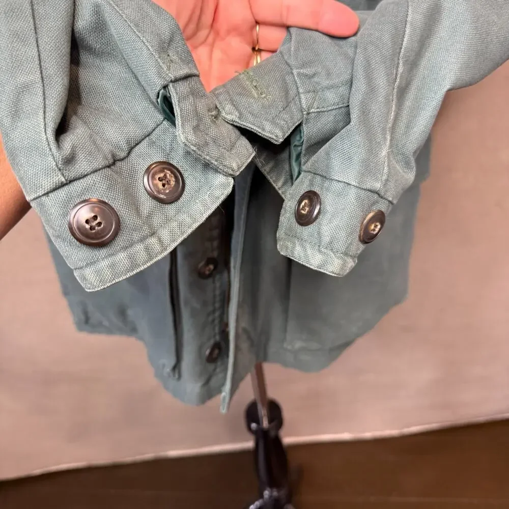 Vintage 80s 90s Towne by London Fog Canvas Barn Coat, Size M Chore Jacket